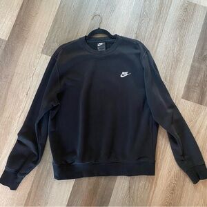 Nike Crewneck Sweatshirt Men’s Medium Black VERY NICE